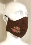 Embroidered Copper Mask